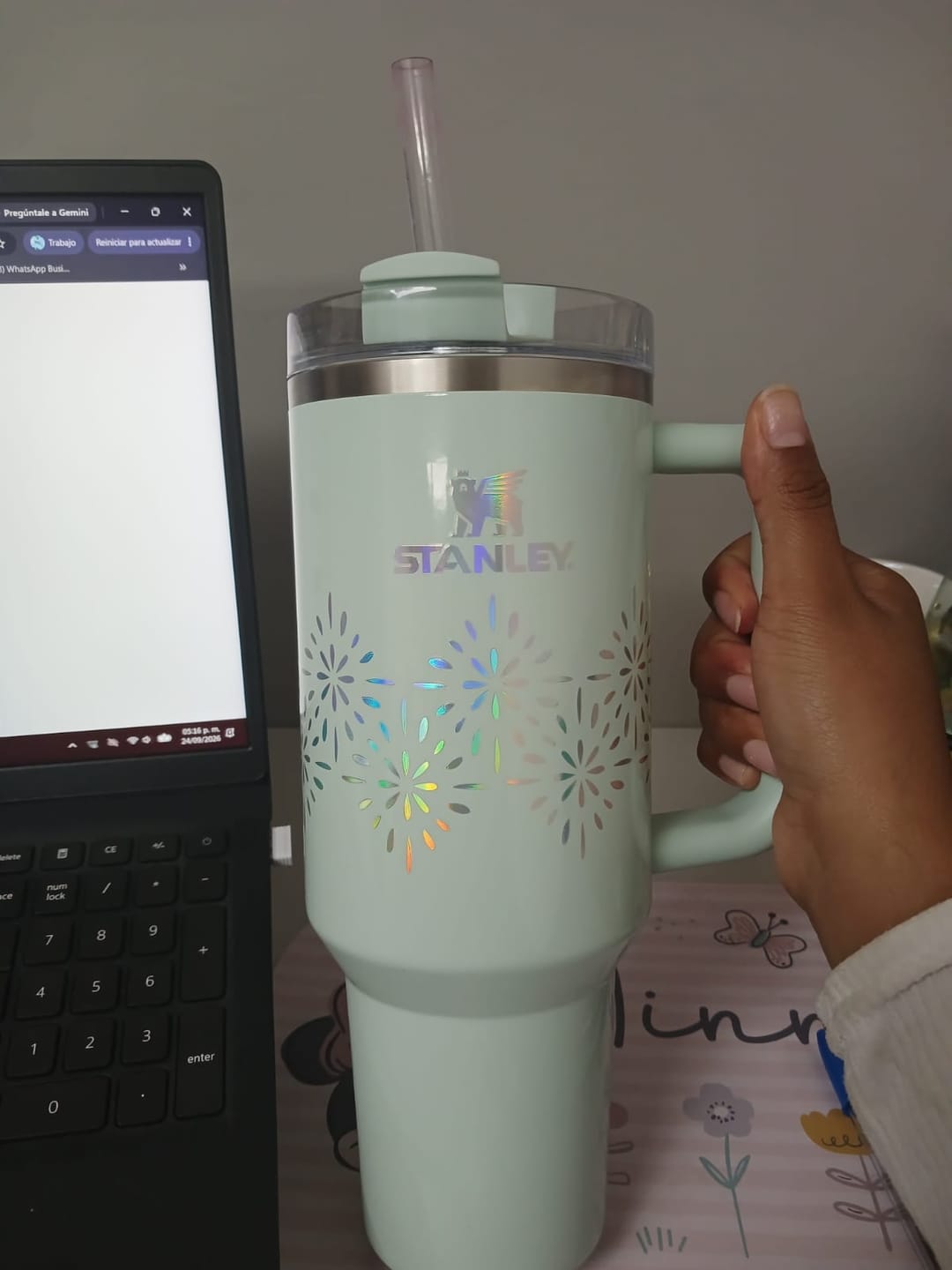 Customer photo review of Stanley Quencher H2.0 Flowstate™ Tumbler Wonderland | 1.1L