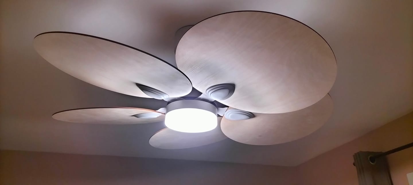 Customer photo review of Lotus | Ventilateur de plafond – Ø 105 cm