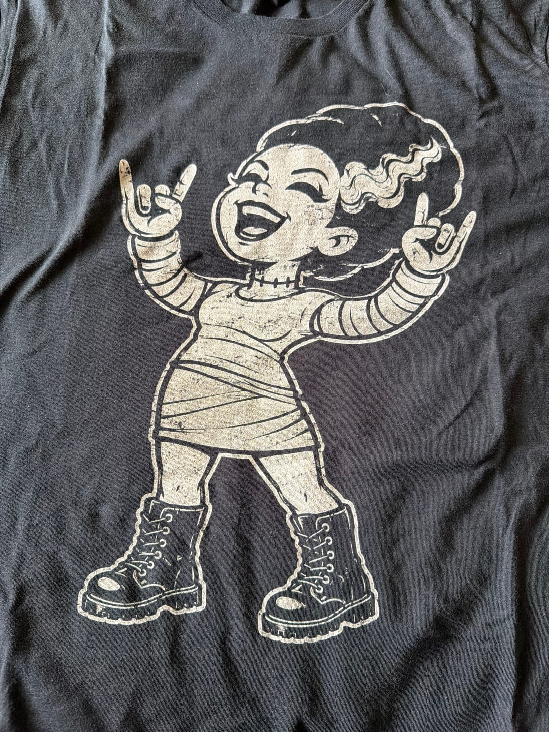 Customer photo review of La Liz Old School Rocker T-Shirt