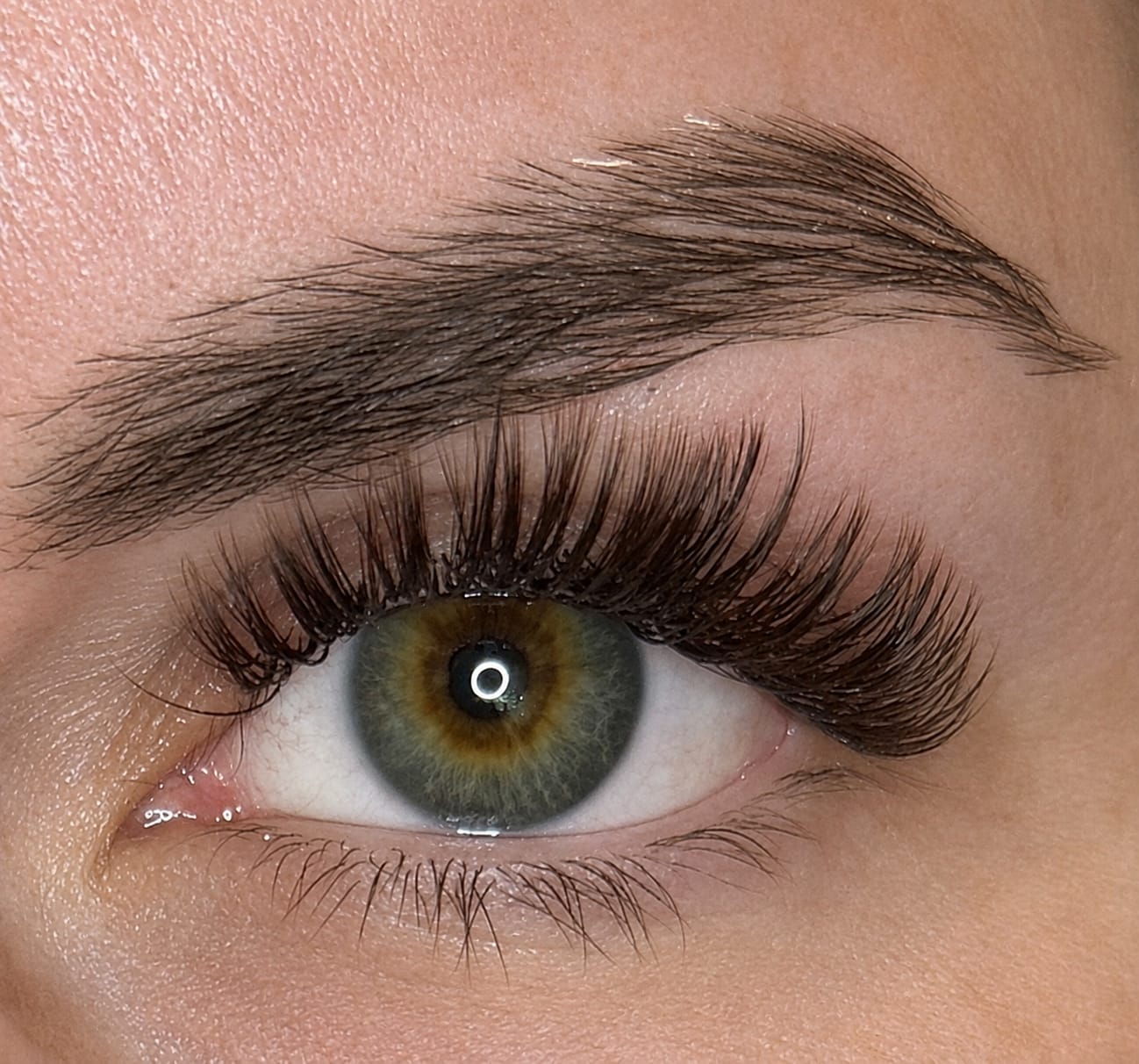 Customer photo review of Brown Color Lash 0.03/0.05mm
