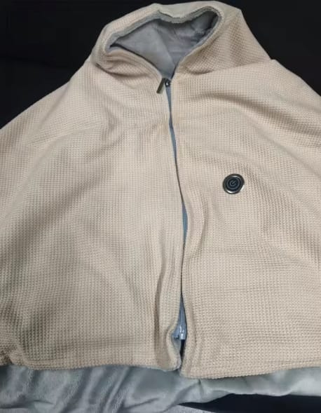 Customer photo review of Manta Calefactable de Viaje