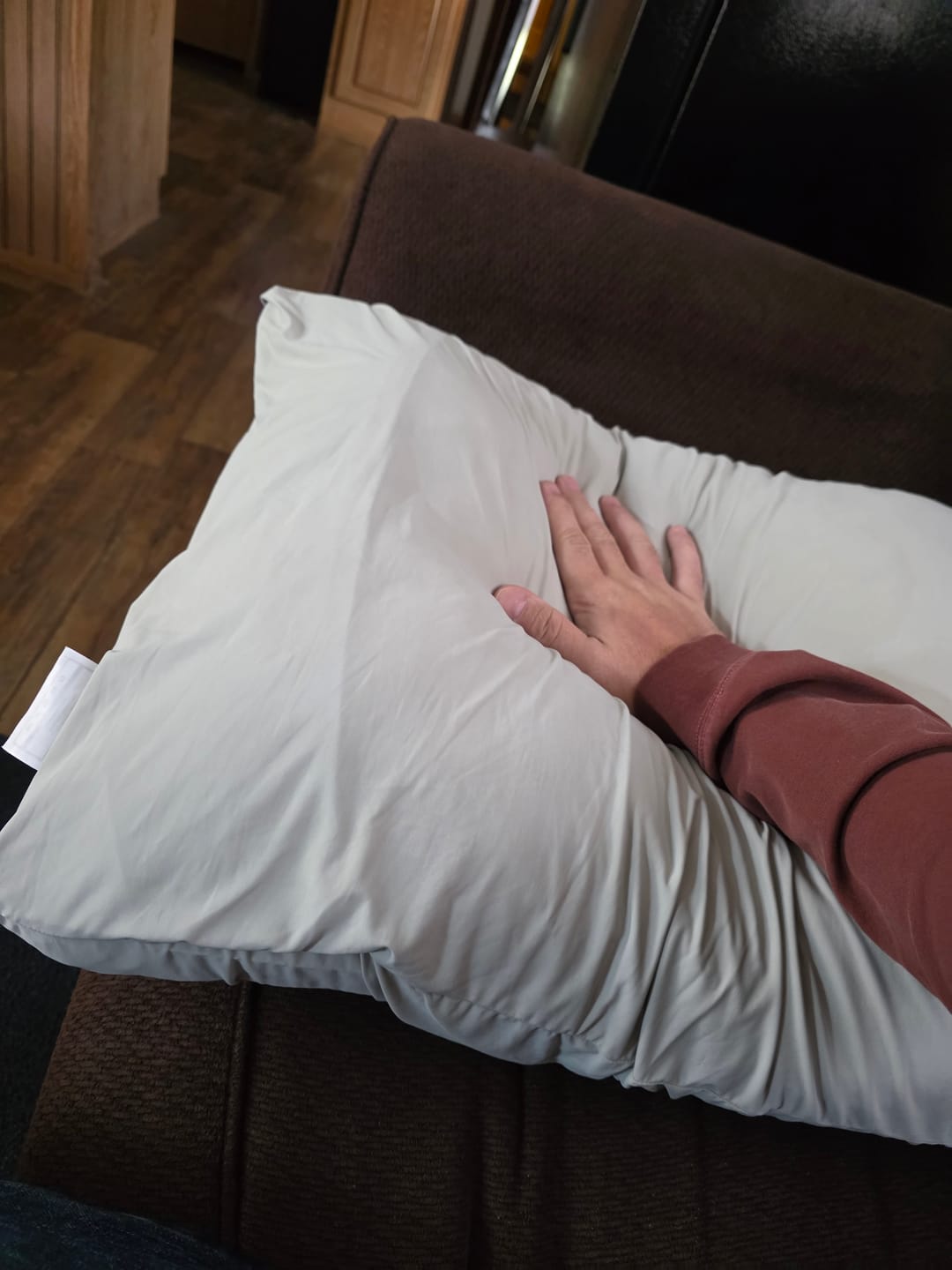Customer photo review of Ploof Pillow