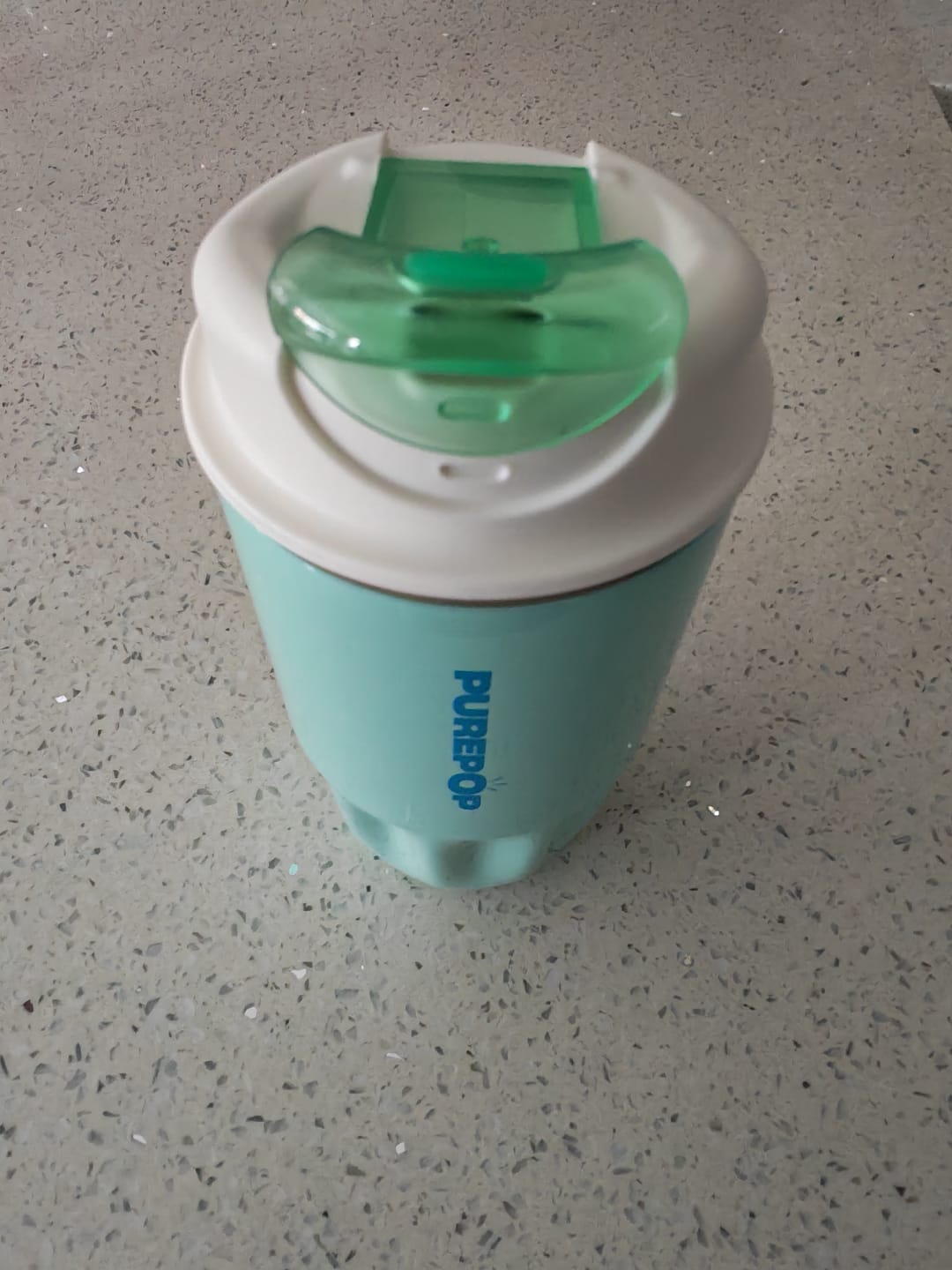 Customer photo review of Sip Series | Soft Aqua