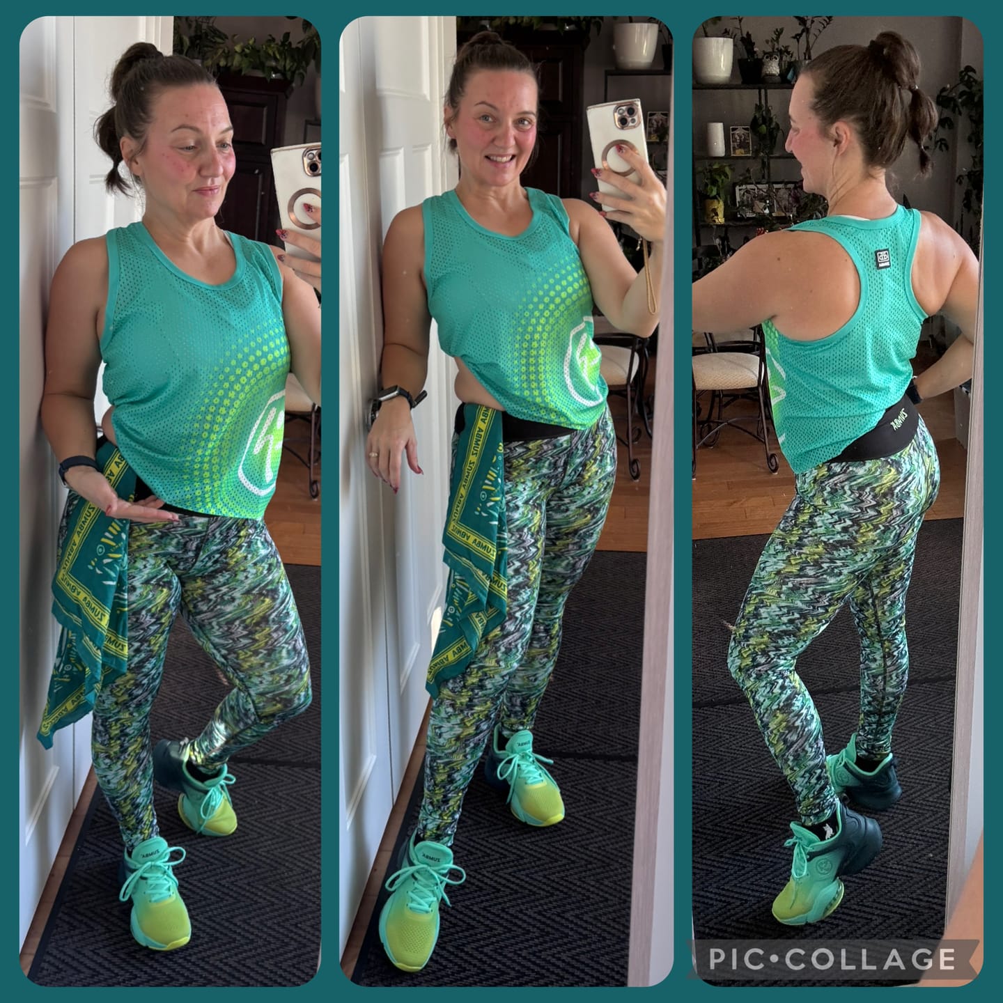 Customer photo review of Electric Feel Basketball Tank With Curved Hem