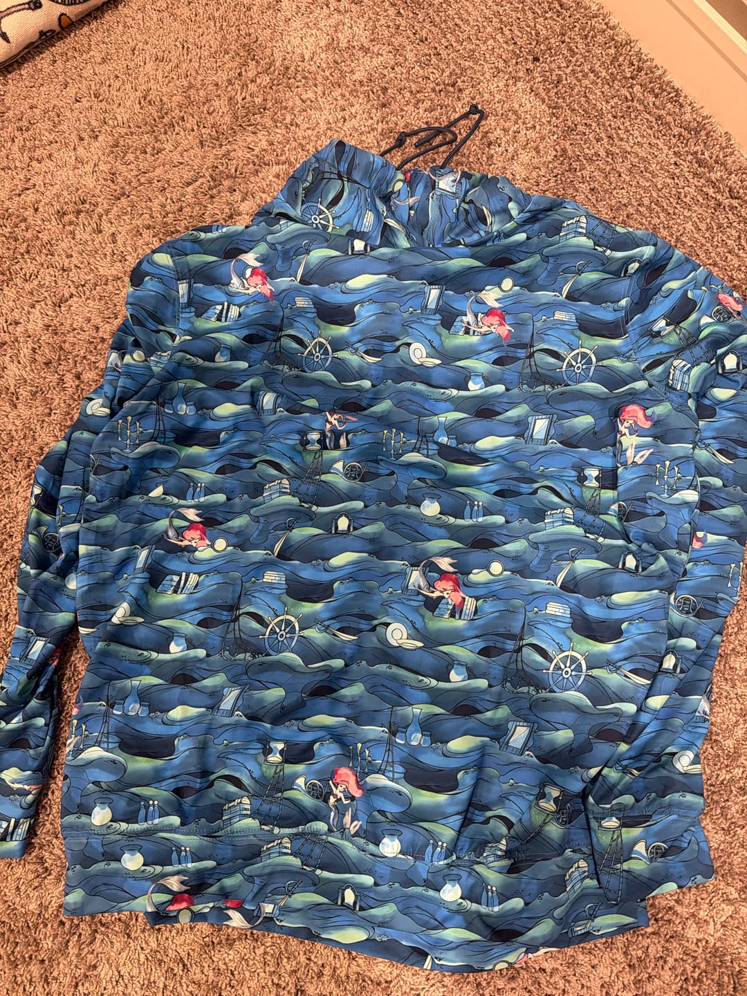 Customer photo review of Disney’s The Little Mermaid “The Secret Grotto" – Performance Hoodie