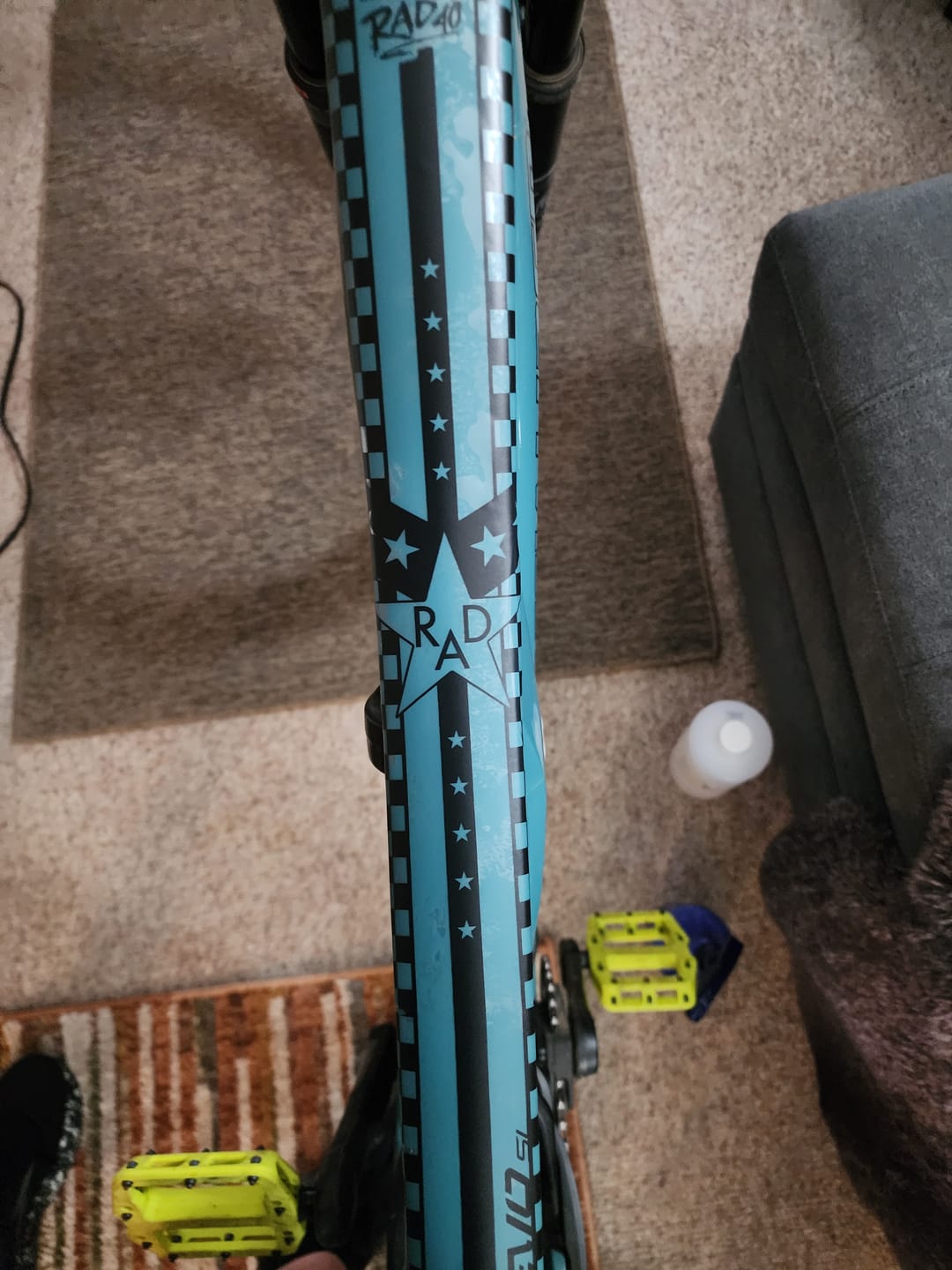 Customer photo review of Rad 40th Anniversary Collection Frame Keeper - Transparent