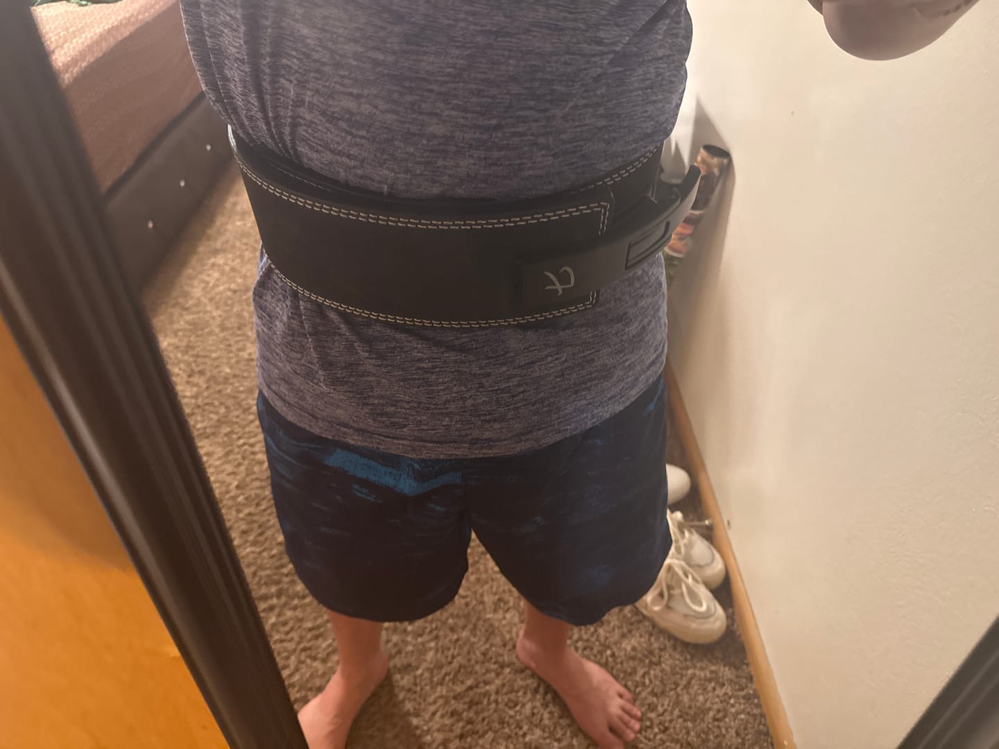 Customer photo review of 10MM Lever Belt - Black