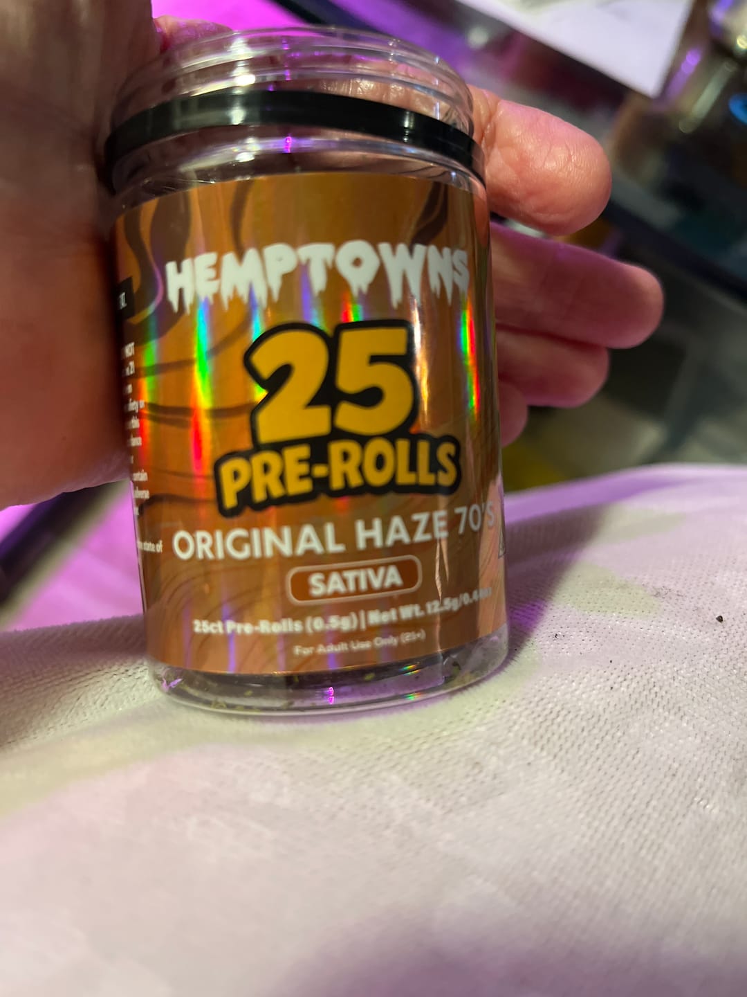 Customer photo review of 25 Pre-Rolls | 12.5G Total | Limited Stock