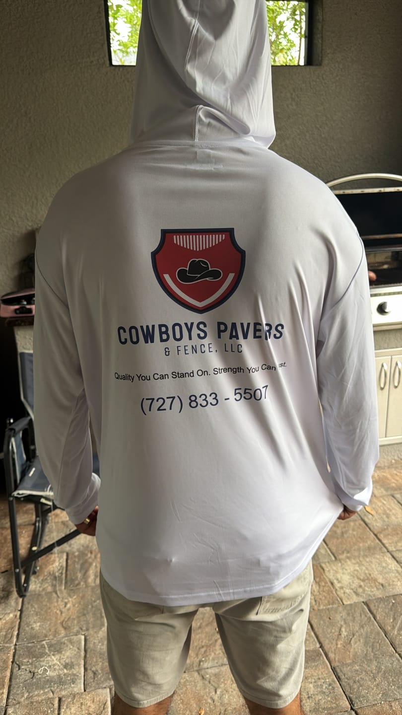 Customer photo review of Custom Hooded UPF Shirt