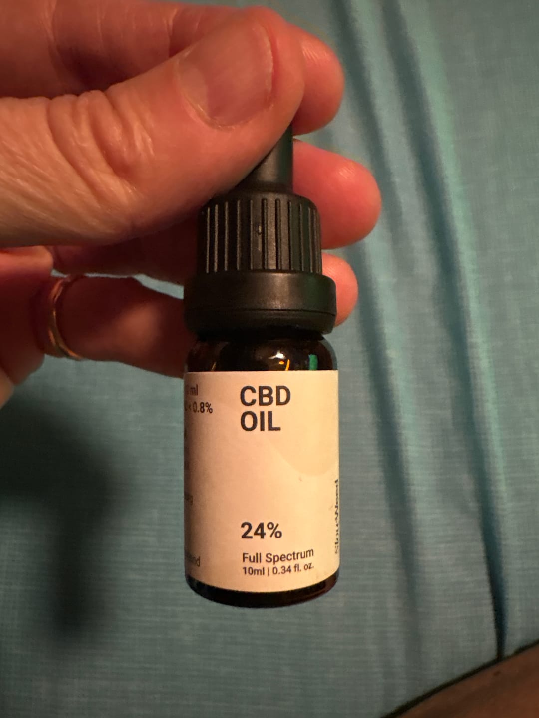 Customer photo review of Olio CBD 24% Full Spectrum