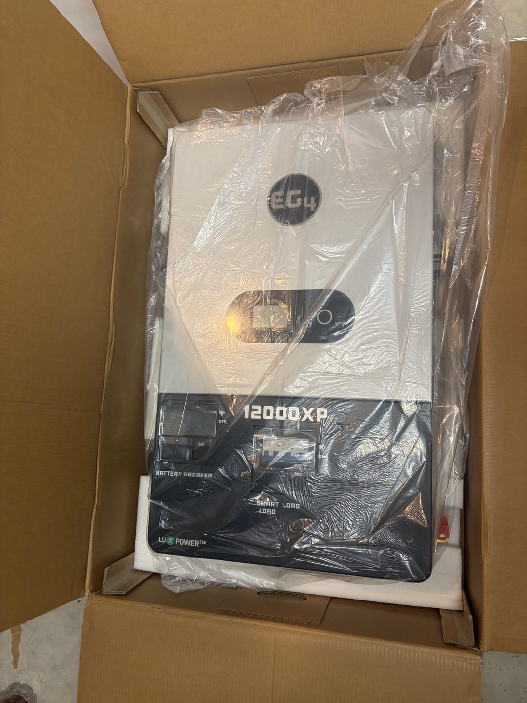 Customer photo review of EG4 12000XP Off-Grid Inverter V2 | 48V Split Phase | 24kW PV Input | 12kW Power Output
