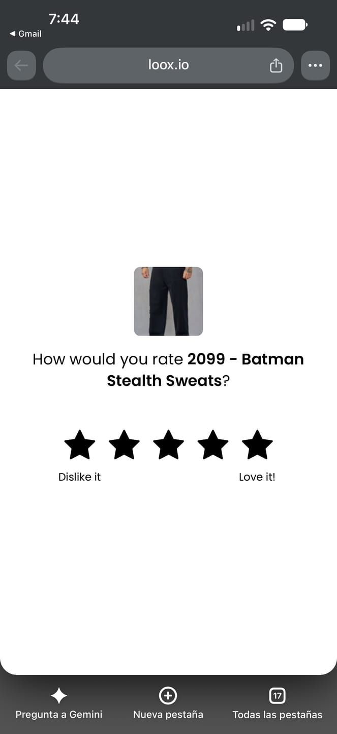 Customer photo review of 2099 - Batman Stealth Sweats