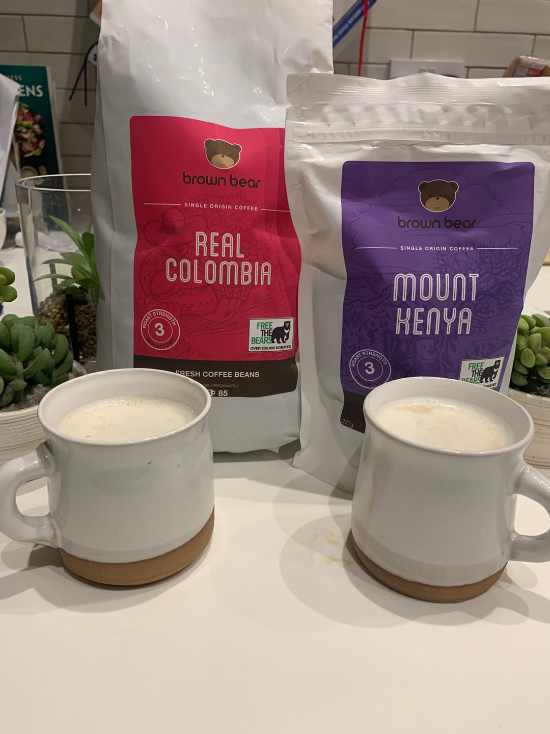 Customer photo review of Colombian Coffee - Medium Roast - Strength 3 - Real Colombia