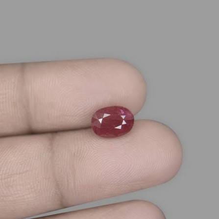 Customer photo review of Natural Ruby Stone (Manik) – Certified & Genuine