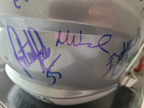 Customer photo review of Mike Vrabel Autograph Signing