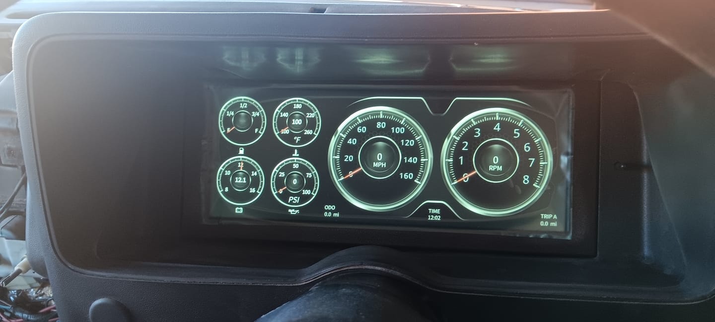 Customer photo review of Ford Falcon XE XD / Fairlane ZJ ZK FC FD 79-84 Dash Mount