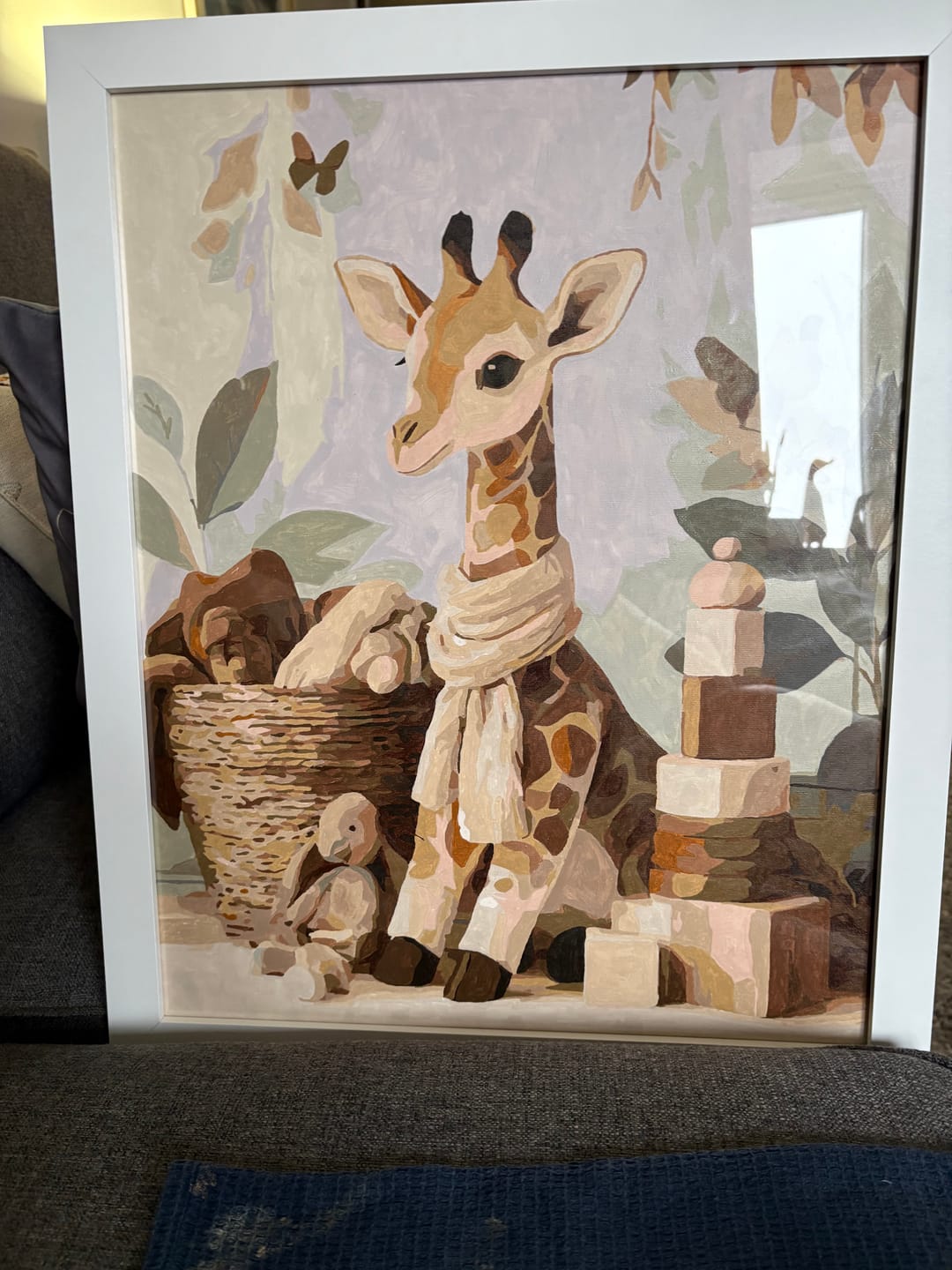 Customer photo review of Baby Giraffe | Paint by Number