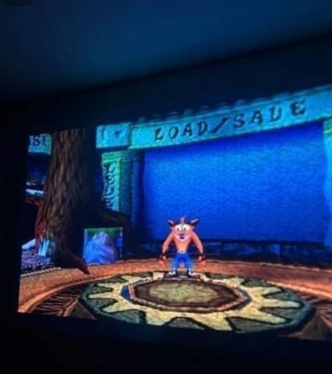 Customer photo review of Arcade Vision Projector.