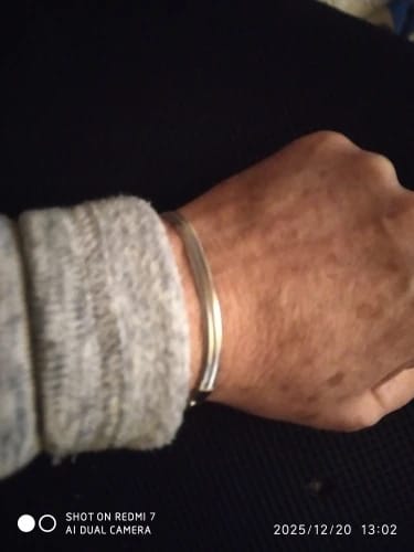 Customer photo review of Bracelet serpent (argent)
