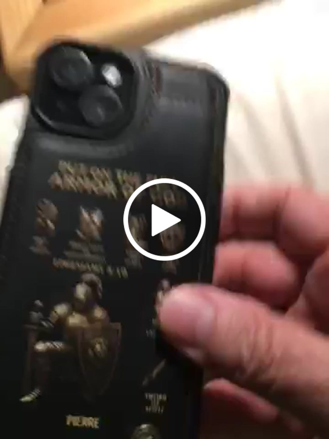 Customer video review of Put On The Full Amor Of God - Personalized Christian Wallet Phone Case