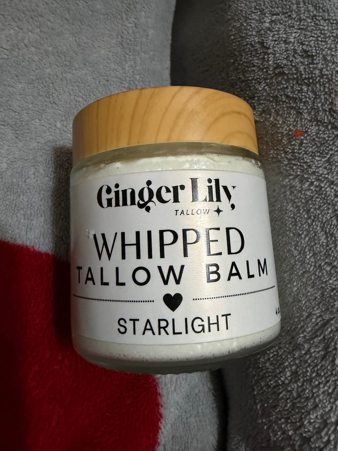 Customer photo review of Organic Whipped Tallow Face & Body Balm