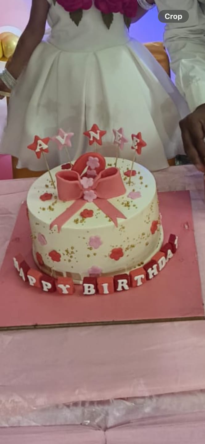 Customer photo review of Princess Cake for 1st Birthday