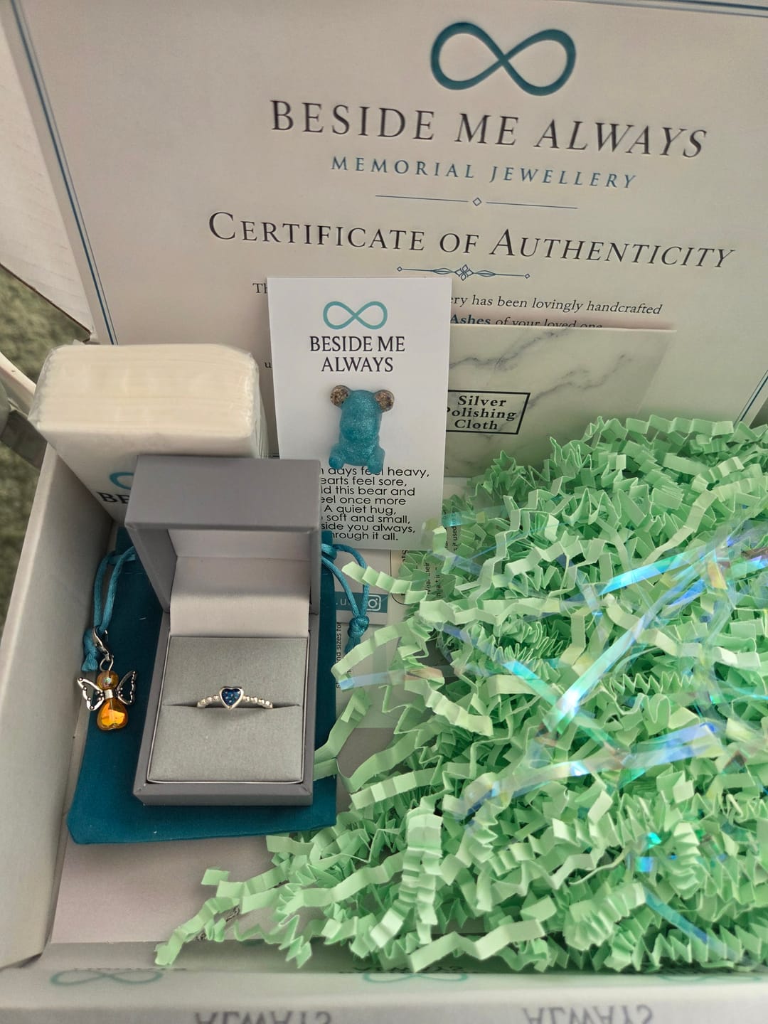 Customer photo review of Bobble Heart Ring