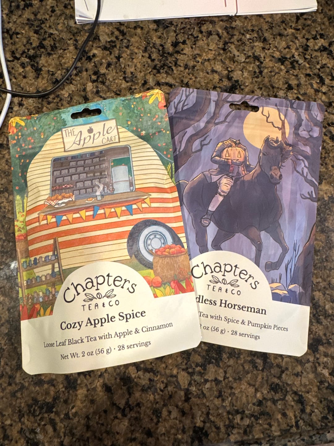 Customer photo review of Headless Horseman (Rich Spiced Pumpkin Black Tea) 2oz