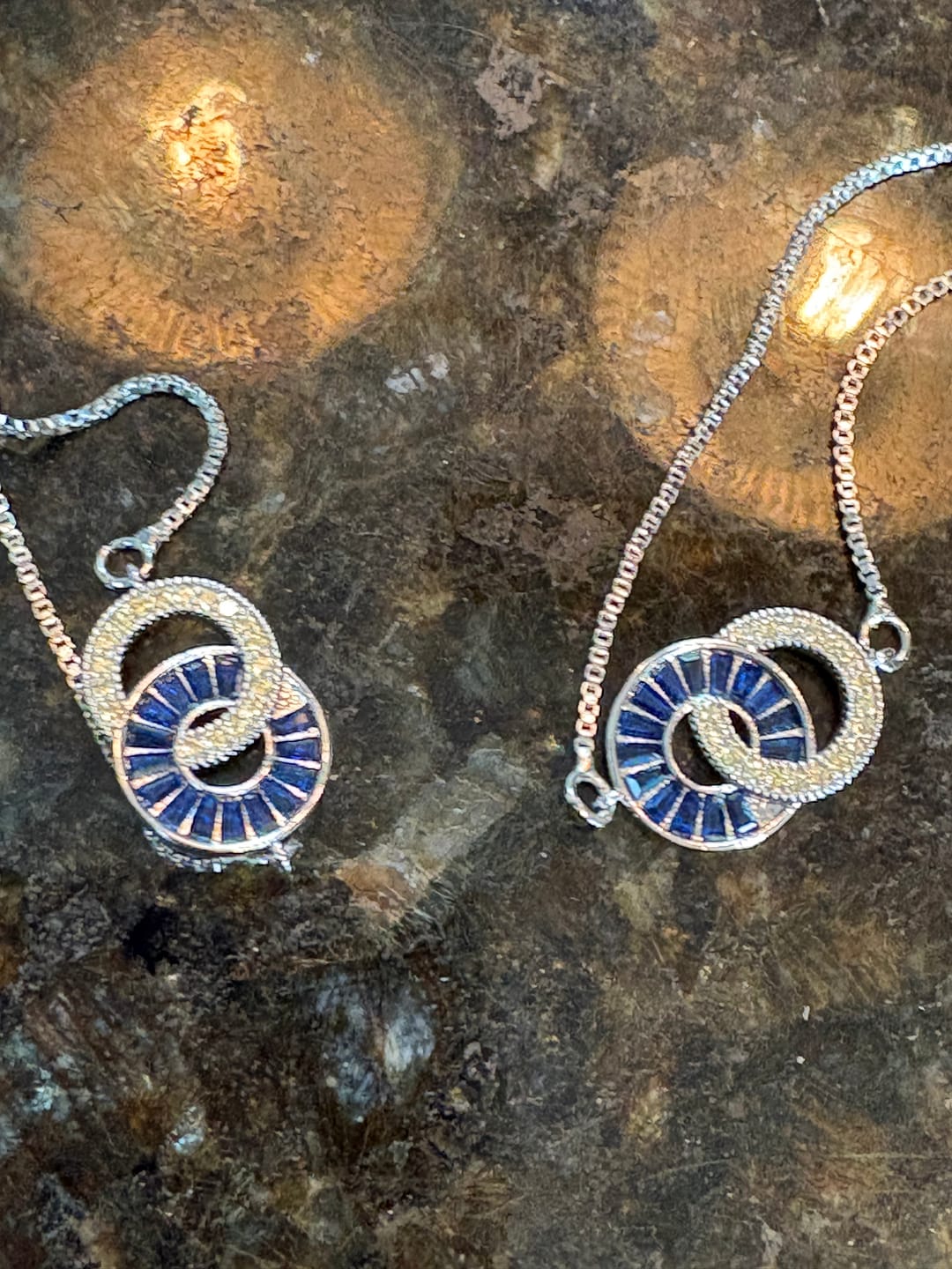 Customer photo review of Personalized Linked Birthstone Bracelet