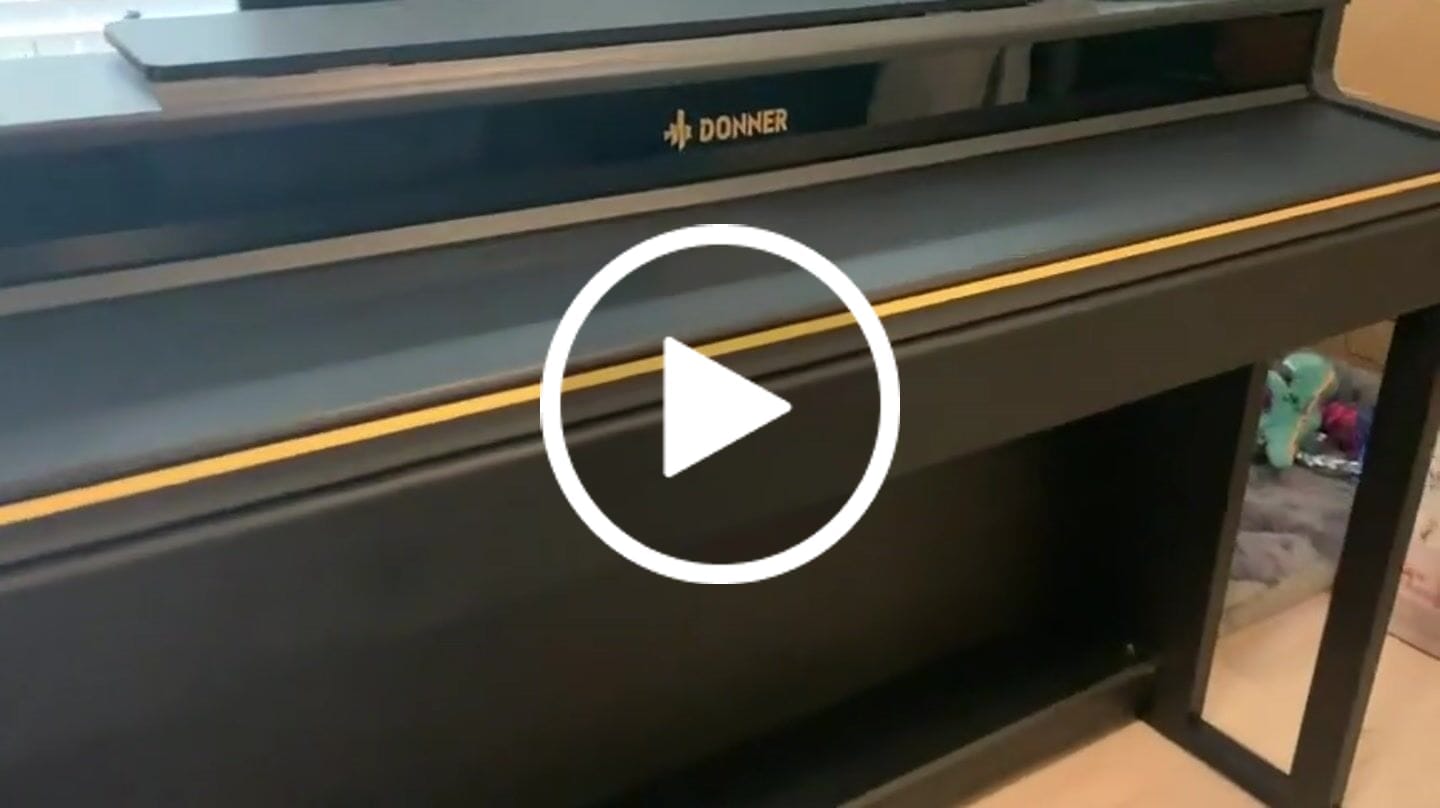 Customer video review of Donner DDP-400 Premium Upright Digital Piano