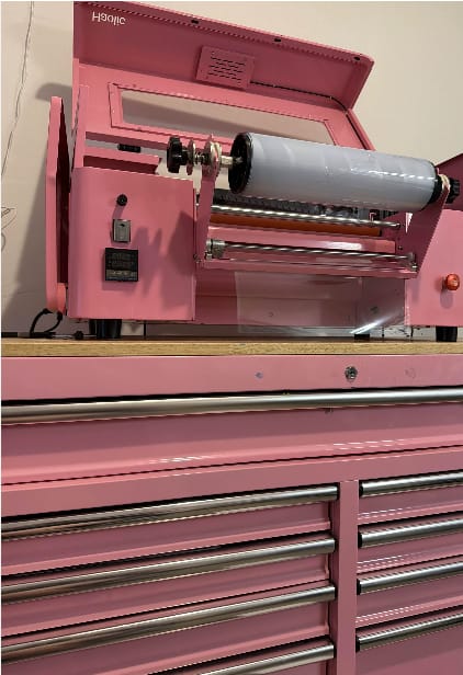 Customer photo review of Haolic UX7 Mini 13'' UV DTF Printer with Built-in Laminator & Cutter All-in-One Bundle