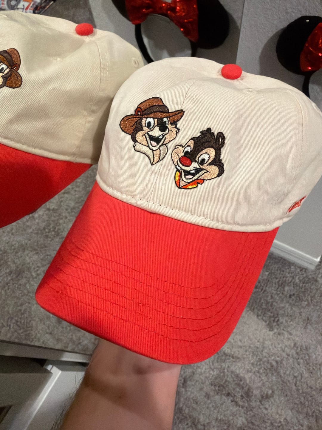 Customer photo review of Disney's Chip 'n Dale Rescue Rangers "To the Rescue" – Dad Hat