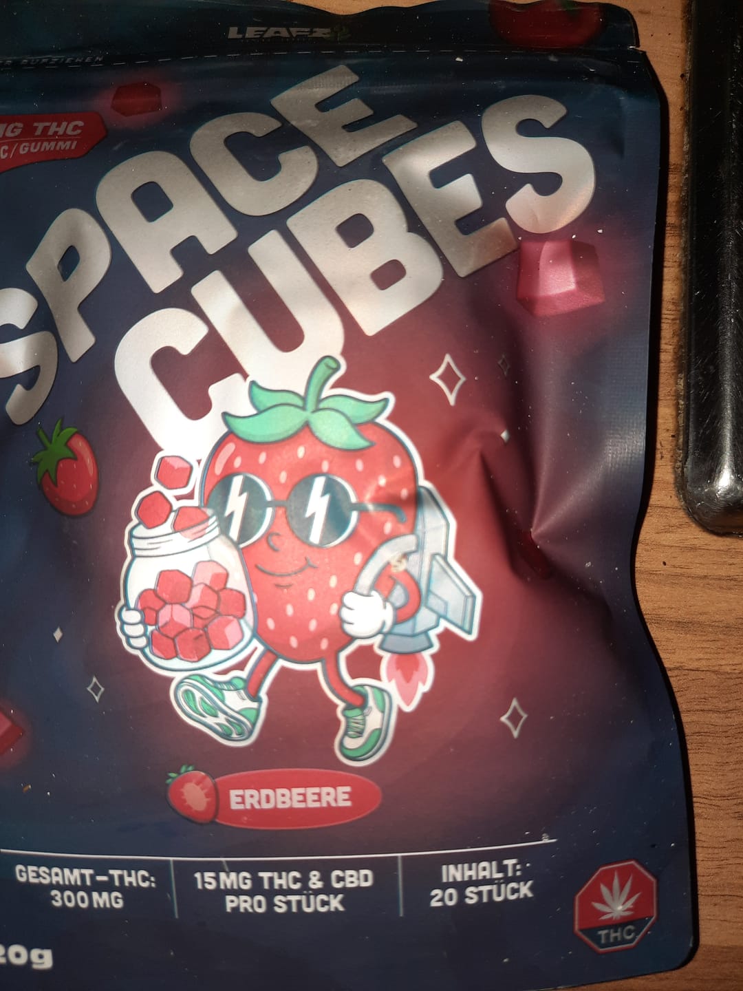 Customer photo review of THC Space Cubes 750mg