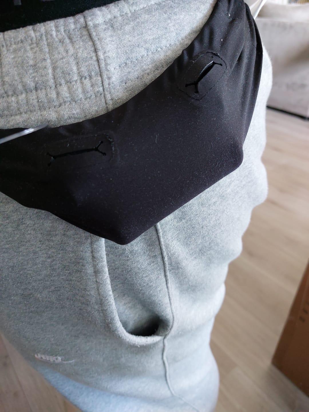 Customer photo review of Insulin Pump Belt with G-Hook – Solid Colors | Dia Belly-Belt 2