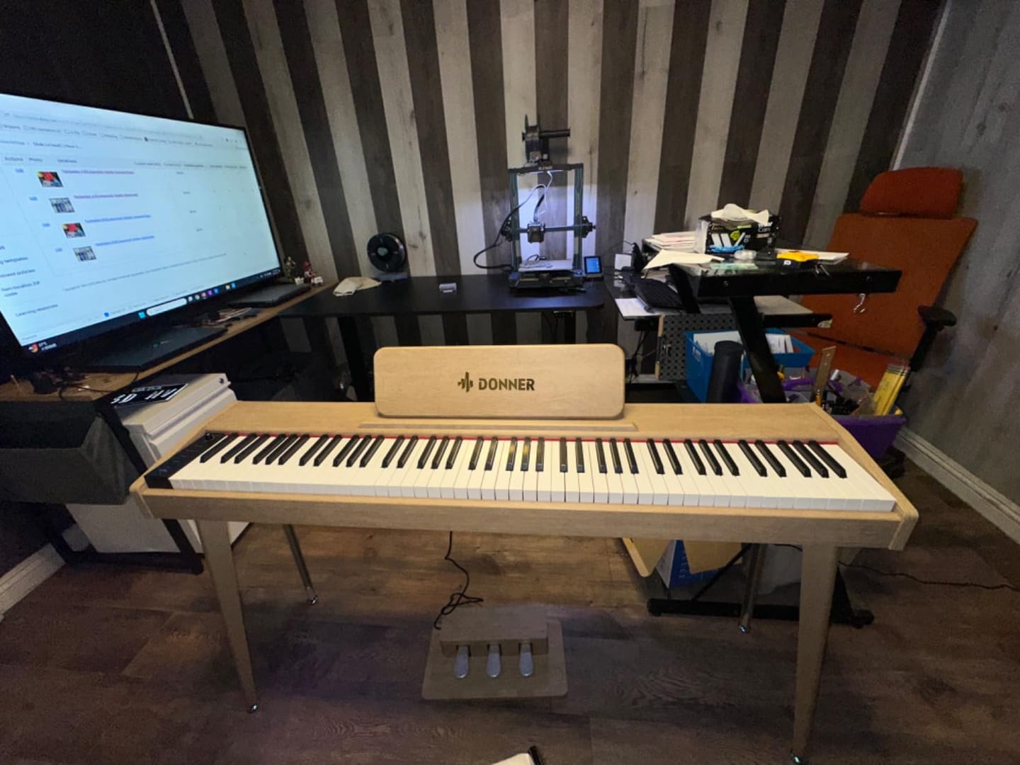 Customer photo review of Donner DDP-60 Halbgewichtet Digital Piano