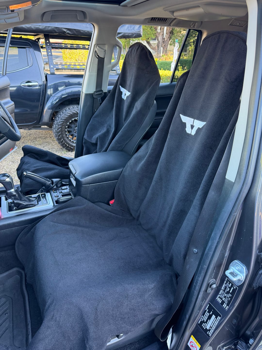 Customer photo review of Waterproof Car Towel Seat Cover