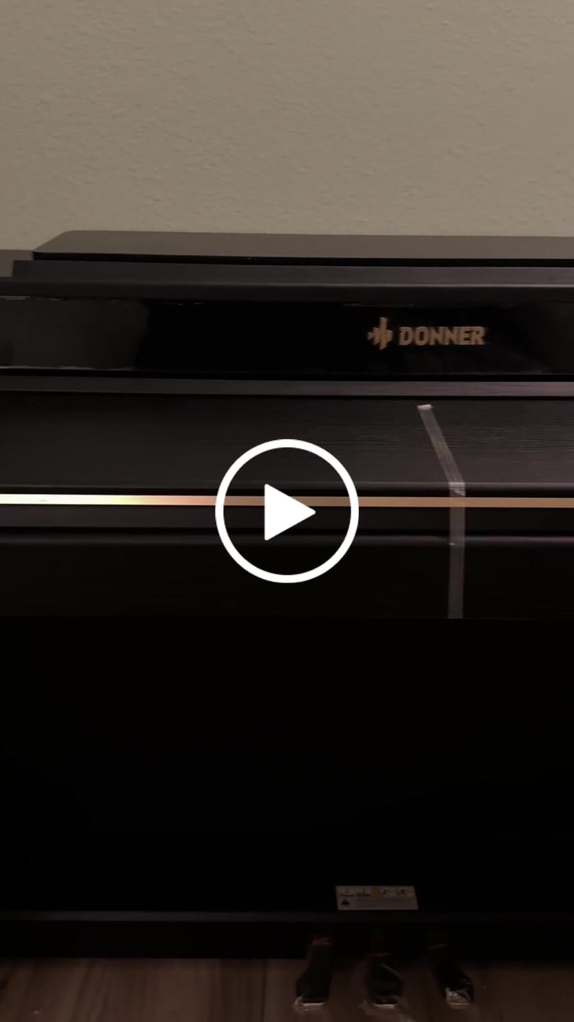 Customer video review of Donner DDP-400 Premium Upright Digital Piano