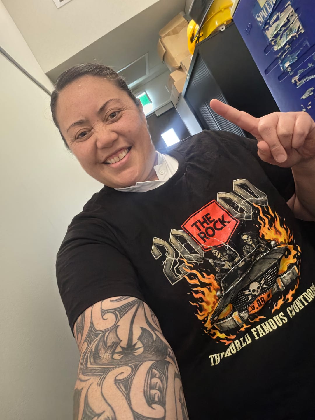 Customer photo review of The Rock 2000 Event T-Shirt 2026 Womens
