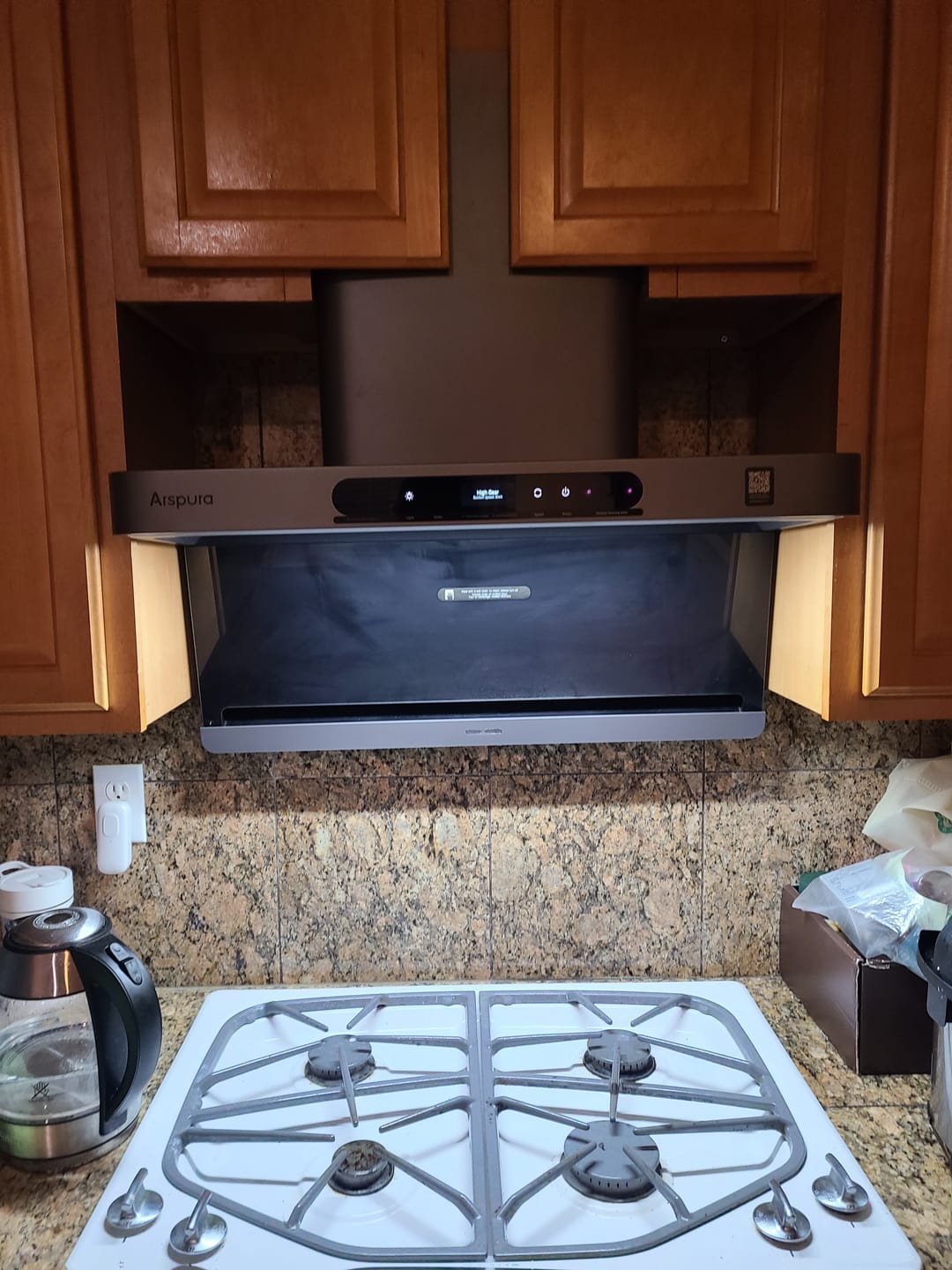Customer photo review of Arspura  F1 High-Velocity Range Hood 30/36 inches