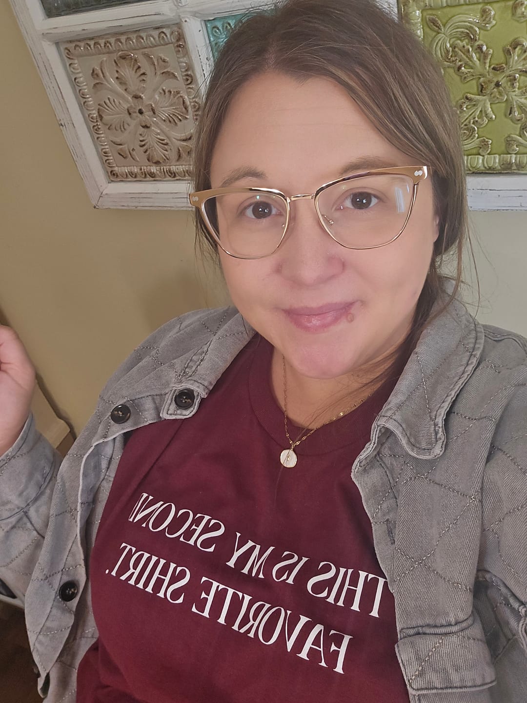 Customer photo review of This Is My Second Favorite Shirt T-shirt
