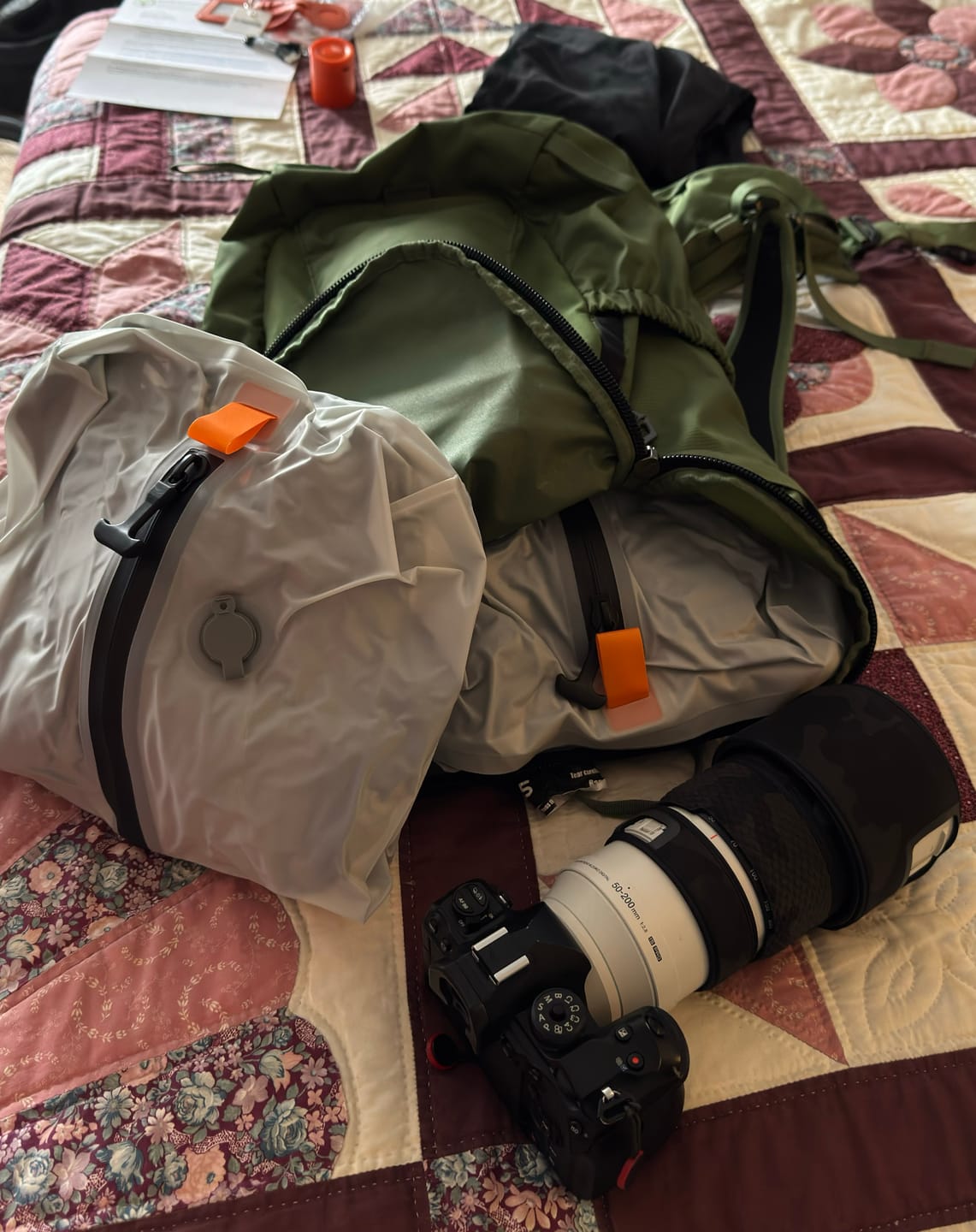 Customer photo review of 6 Vacuum Bag Kit + 2 FREE Luggage Tags - Luggage Tag