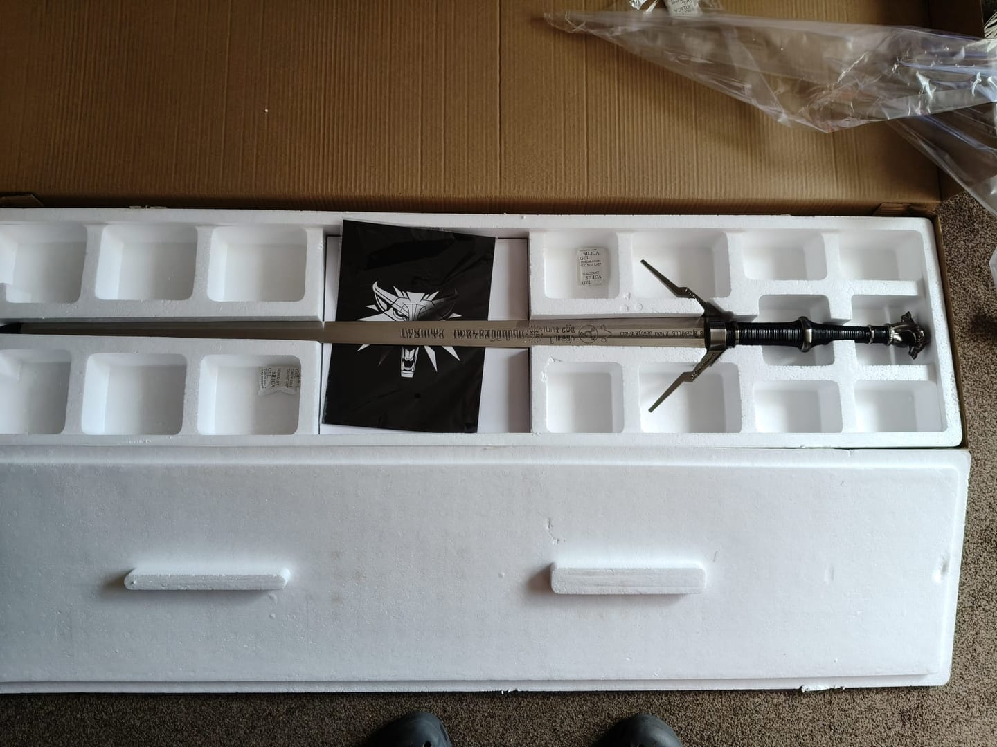 Customer photo review of Geralt of Rivia's Silver Sword - The Witcher Sword