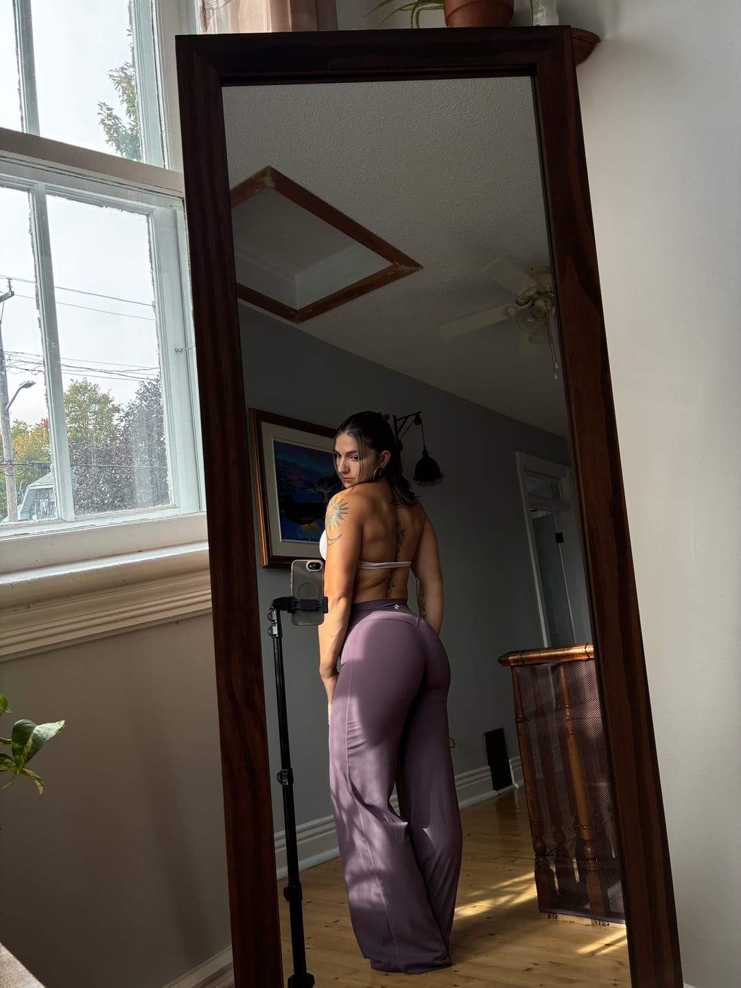 Customer photo review of Sugar Plum Straight Leg Pant