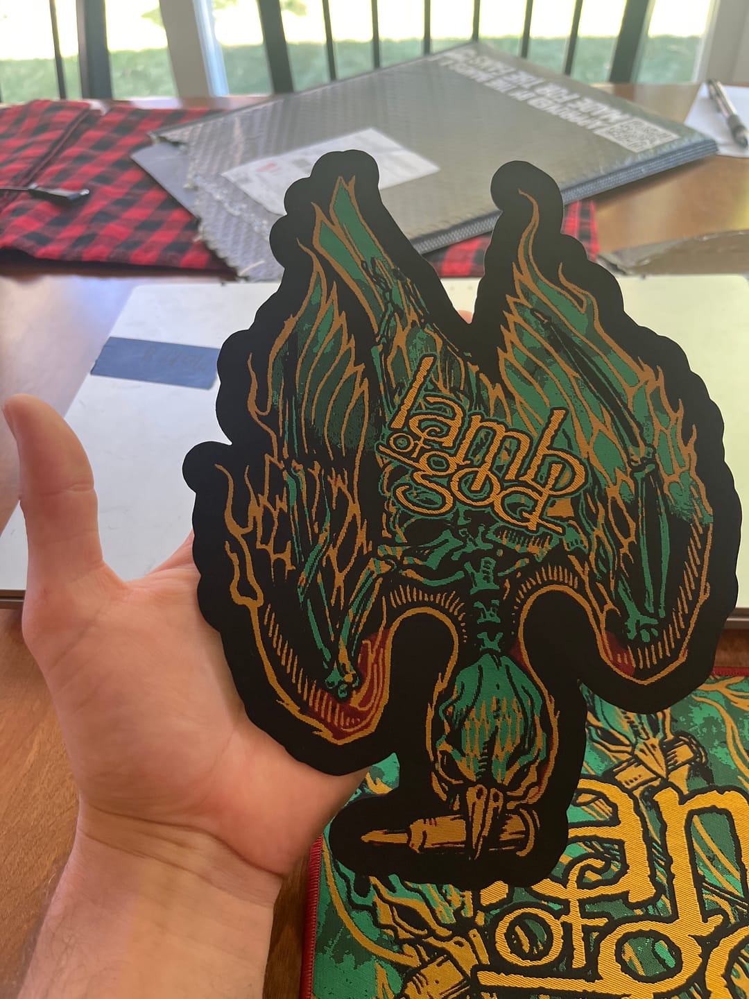 Customer photo review of Lamb Of God - Ashes Of The Wake - Oversize Patch