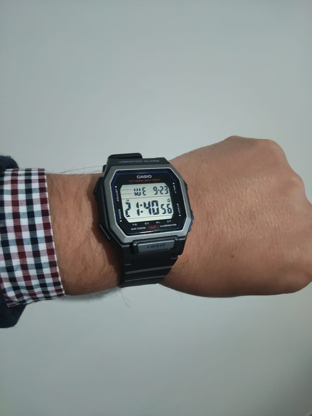 Customer photo review of Reloj Casio Vintage Vibration Alarm W-738H-1AV 10 Años de Batería