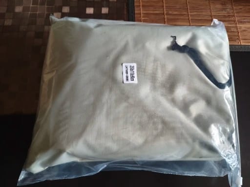 Customer photo review of Capa para Móveis de Jardim Oxford 420D Bege Impermeável