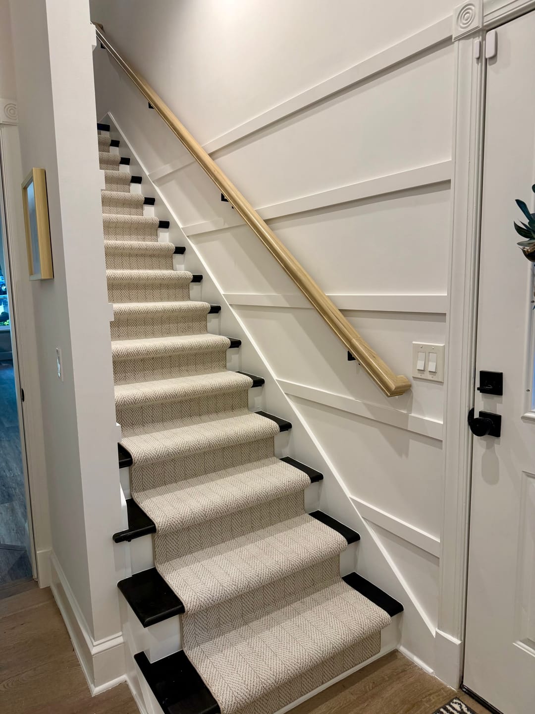 Customer photo review of Amalfi Spartis Herringbone Stair Runner