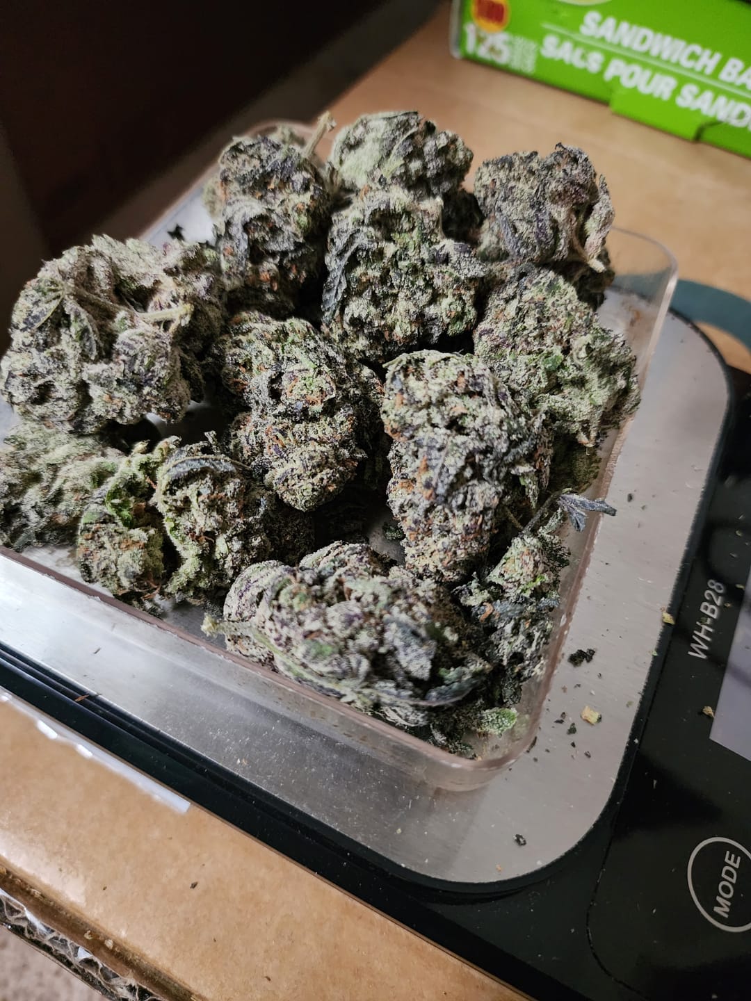 Customer photo review of Blueberry THCA Flower (Exotic)