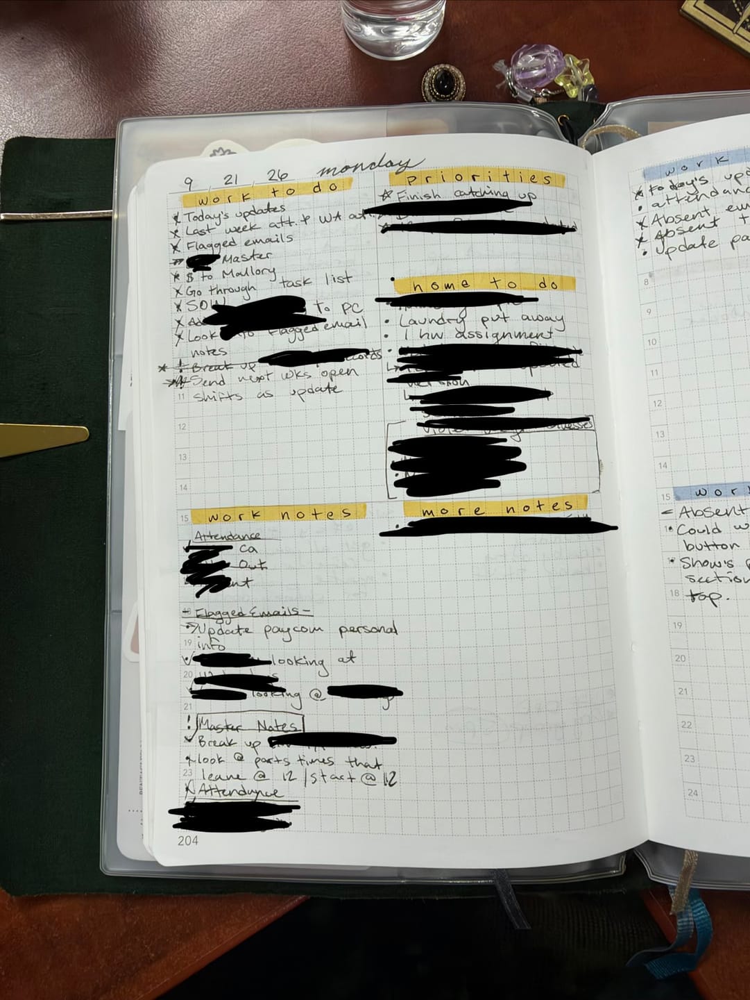Customer photo review of B6 Undated Weekly Planner v.1 | Core | Stacked Weekends