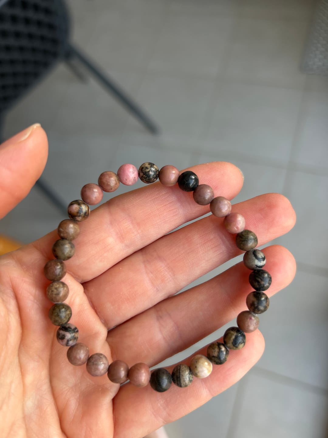 Customer photo review of Bracelet Rhodonite